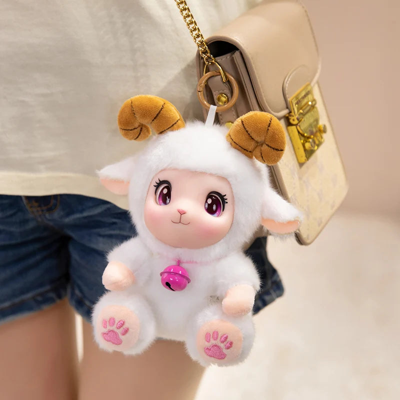 Sitting Lamb Plush side view