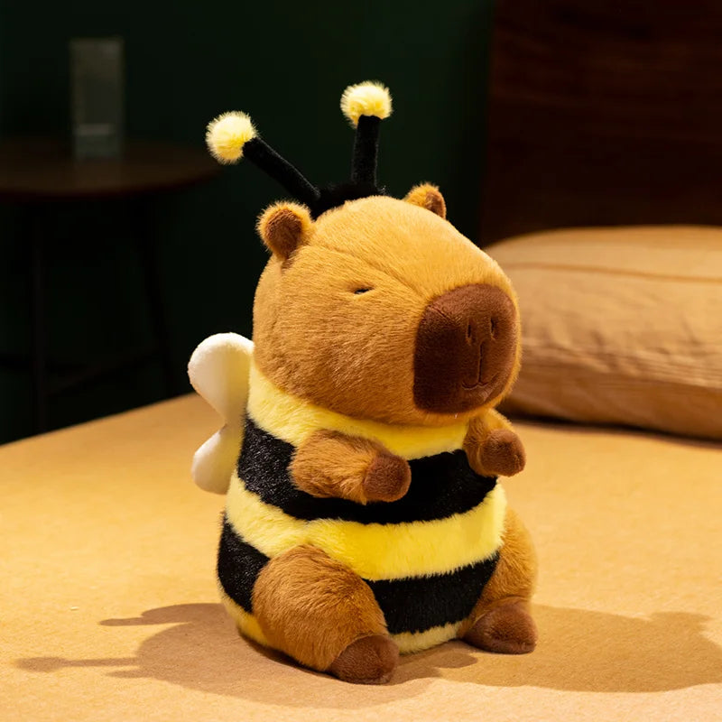 Bee Capybara Plush – Cute Hybrid Stuffed Animal