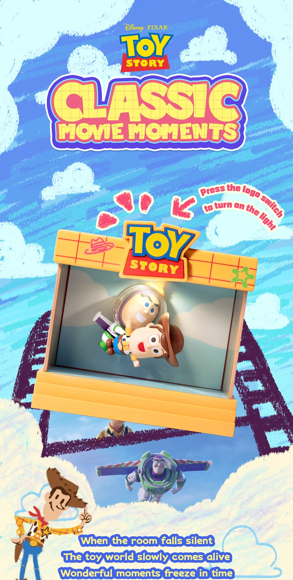 52TOYS Blind Box Toy Story Classic Movie Moments box art view