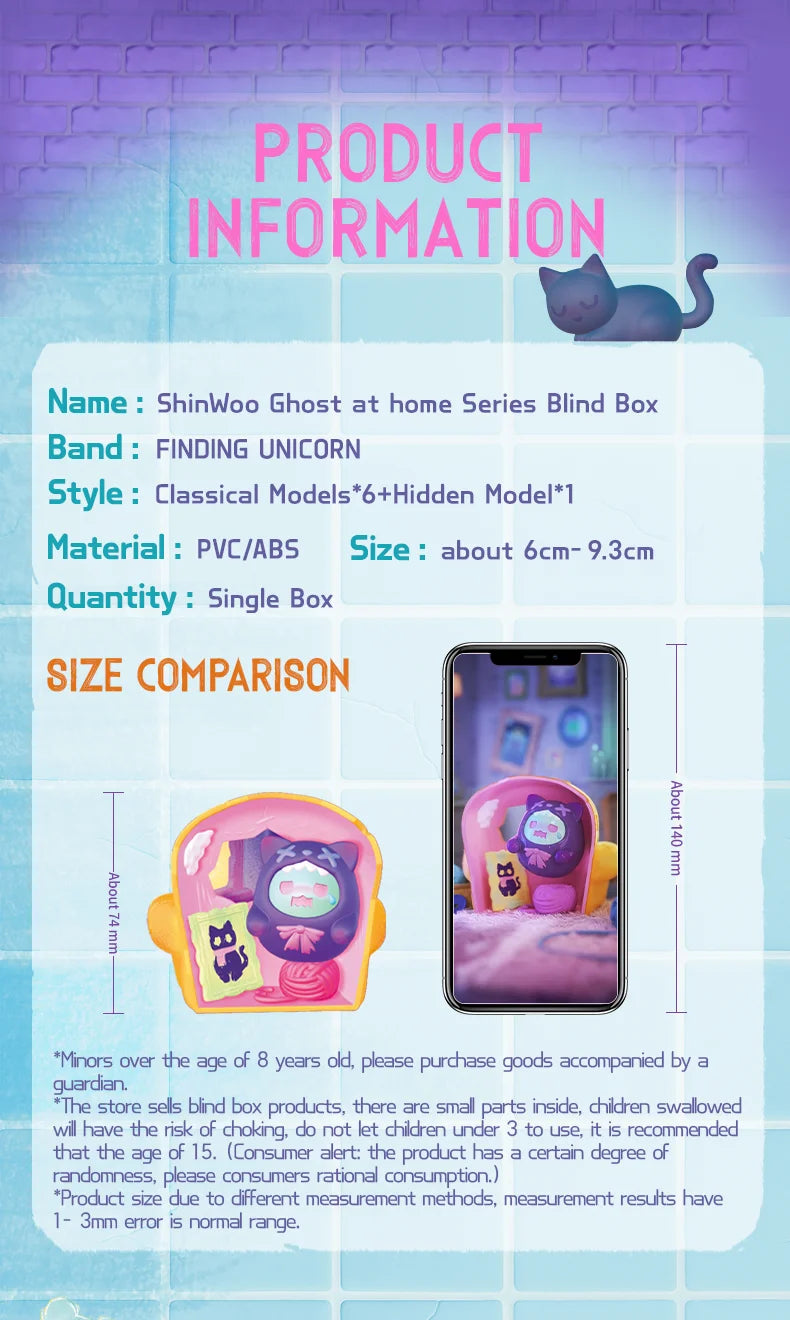 Finding Unicorn ShinWoo Ghost at Home Series Blind Box Figures