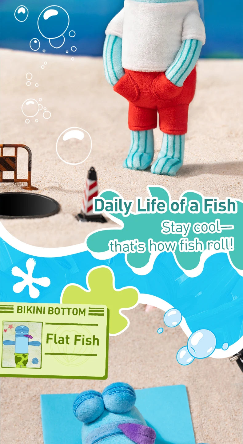 POP MART Bikini Bottom Buddies Whimsical Plush Blind Box