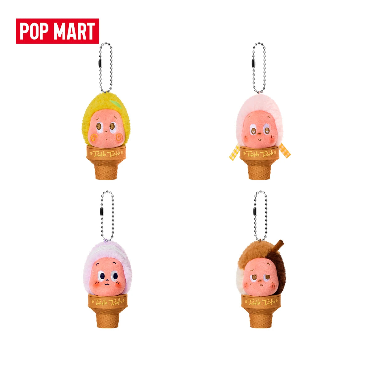 POP MART MOON GELATO Ice Cream Plush Pendant Blind collector view