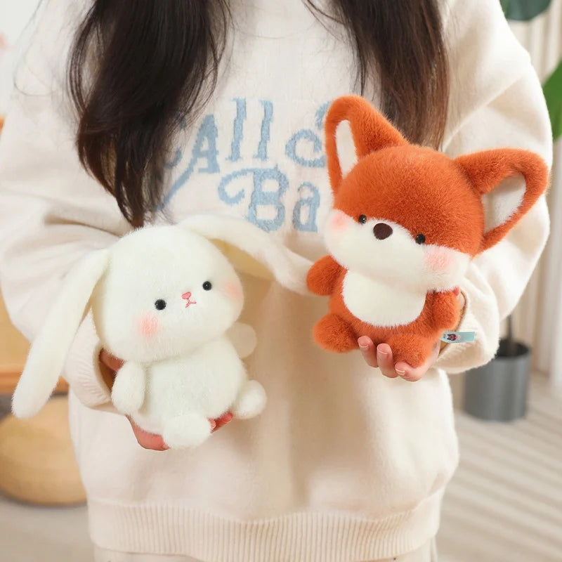 Cute Sitting Animals Plush – Red Panda, Fox, Sloth, Cat, Capybara & Pig