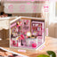 ROBOTIME Rolife Super Creator Series Pink Beauty Dollhouse front product view