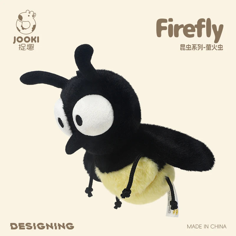 Cute Cartoon Insect Plush Toy Collection – Caterpillar, Firefly, Dragonfly, Mosquito, Cockroach