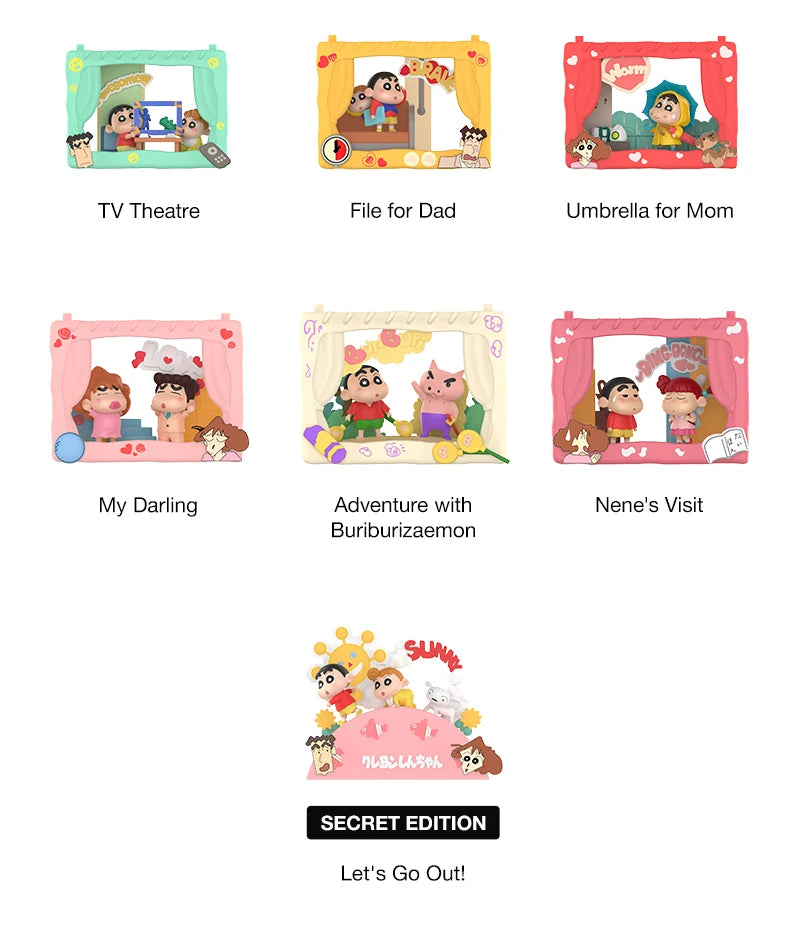 POP MART Crayon Shin-chan Inner-Child Theatre Series Figures Blind image 9