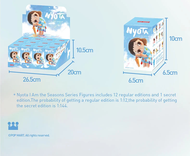 POP MART Nyota I Am the Seasons Series Blind Box Figures