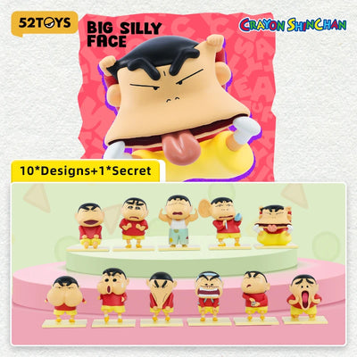 52TOYS Crayon Shinchan Comical Series Blind Box Mystery Figure Collectible Toy