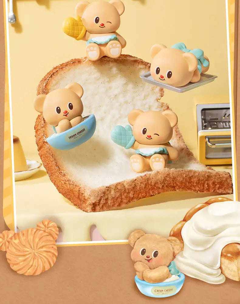 FUNISM Butterbear Baked with Love Cubby Face Blind Box Figures