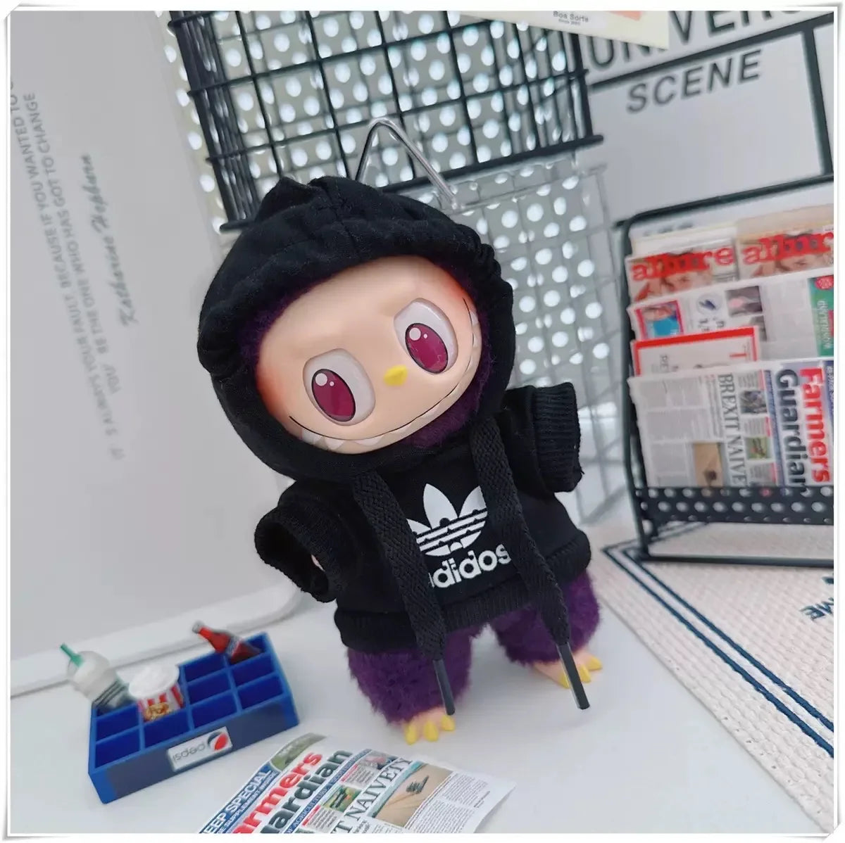 Labubu 17cm Doll Clothes Outfit | Hoodie & Pants Korean Idol Style Accessories