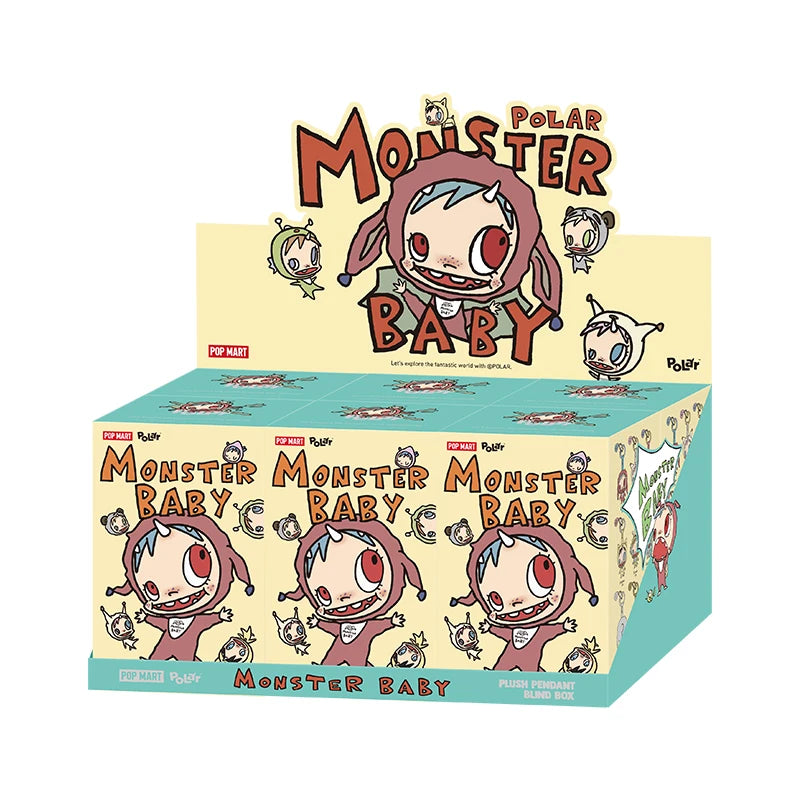 POP MART Polar Monster Baby Plush Pendant Blind Box Ver.1