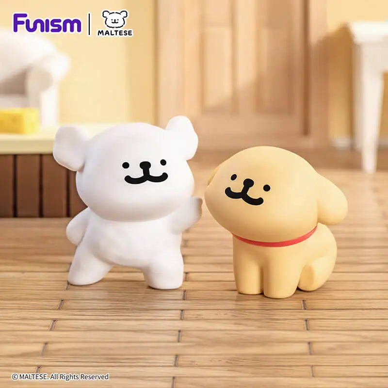 FUNISM Maltese Happy Snuggling Series Blind Box Figures