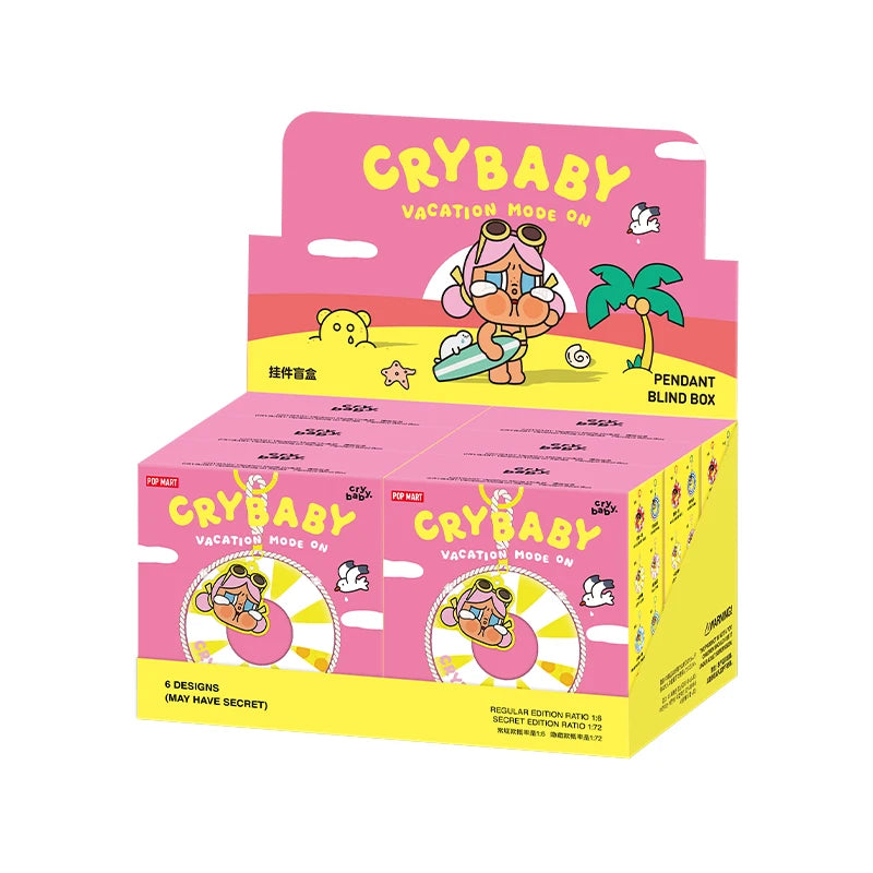 POP MART CRYBABY Vacation Mode On Pendant Blind Box