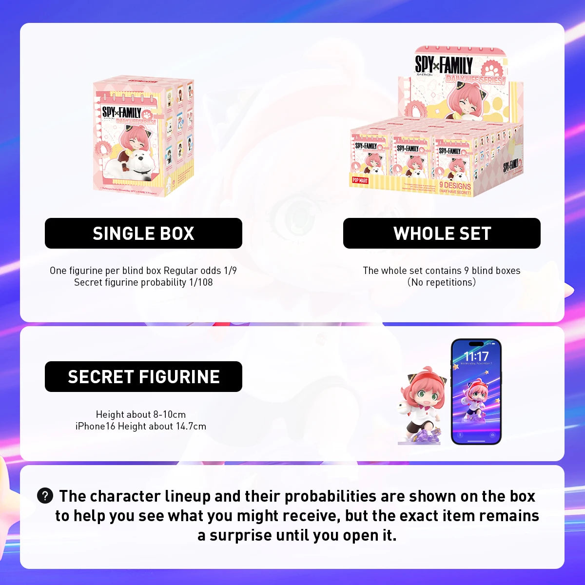 POP MART SPY x FAMILY Daily Life Blind Box Figures