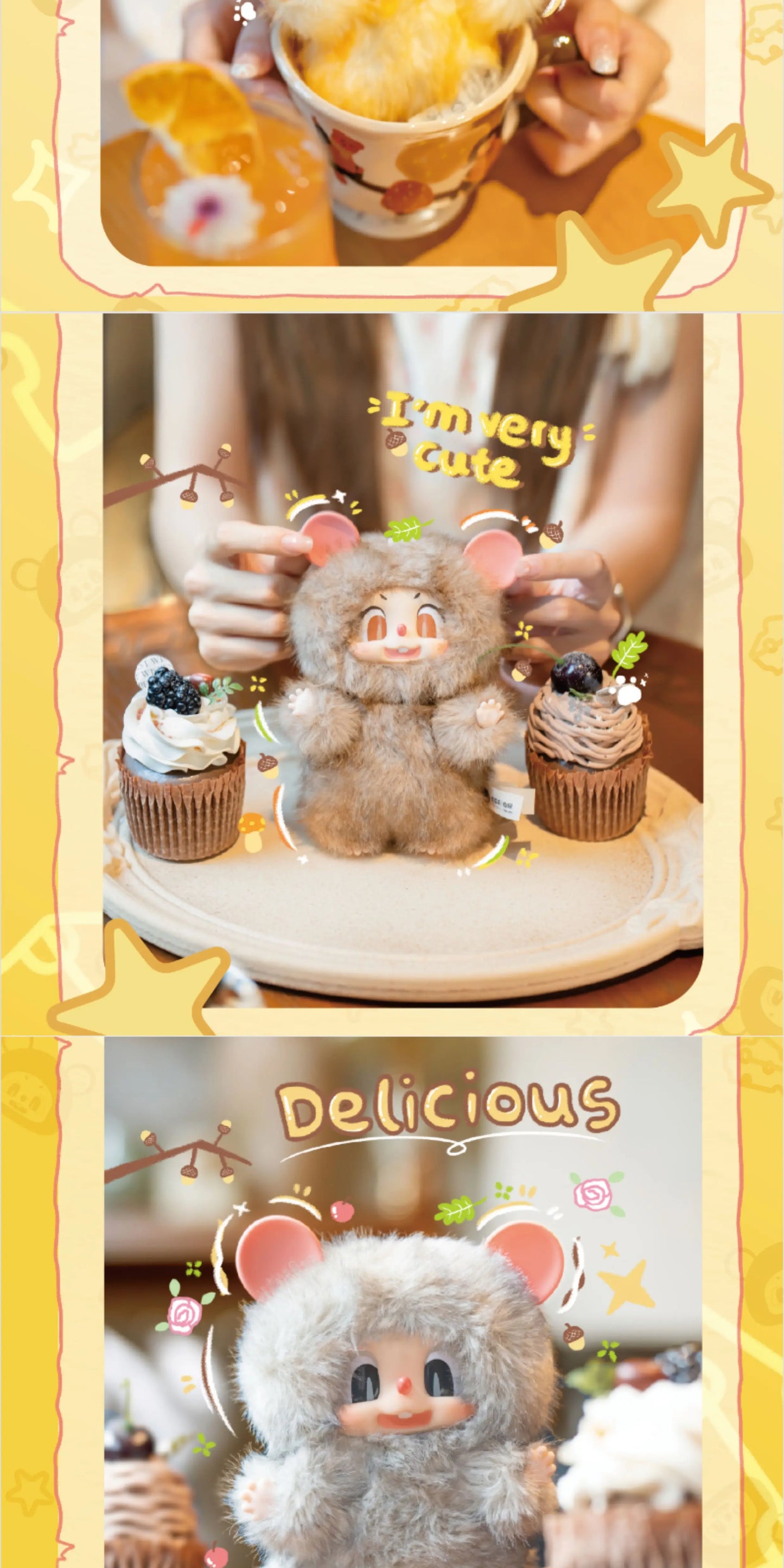 PIPPA First Generation Macaron Plush Blind Box Figures