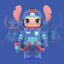 POP MART MEGA SPACE MOLLY 1000% Stitch Limited Edition Figure