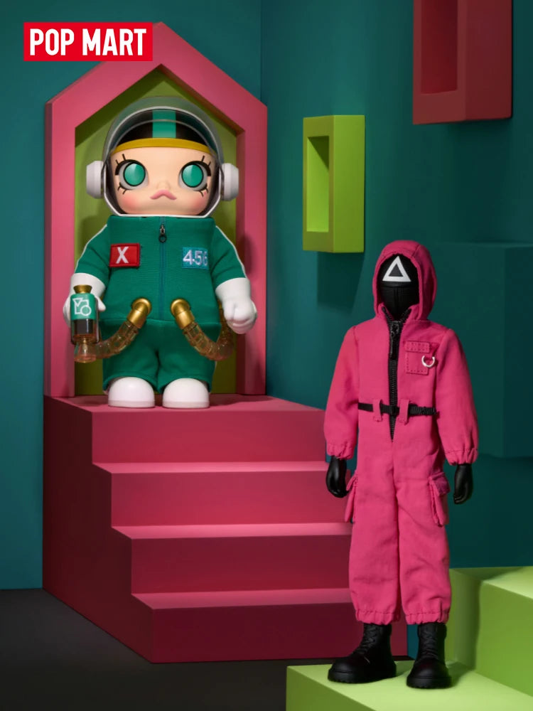 POP MART MEGA SPACE MOLLY 400% + Action Figure Squid Game Set