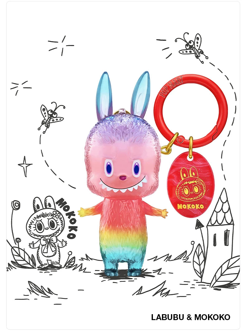 POP MART The Monsters 10th Anniversary Blind Box Keychain Figures