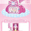 TOPTOY Sanrio Kuromi & My Melody Powder Dream Home Micro Building Blocks