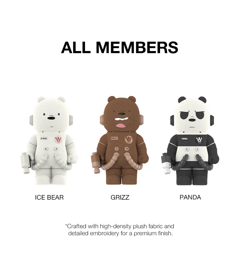 POP MART MEGA SPACE MOLLY 400% We Bare Bears Limited Edition