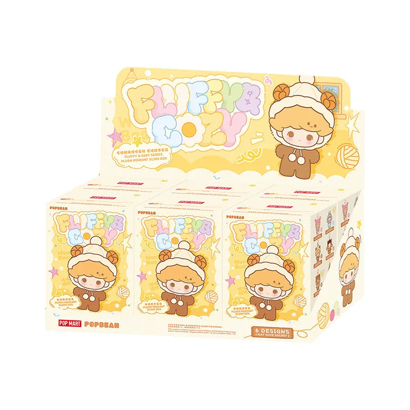 POP MART POP BEAN Fluffy & Cozy Plush Pendant Blind Box