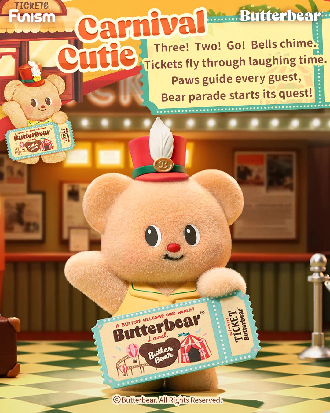 FUNISM Butterbear Adorable Influencer Series Blind Box Figures