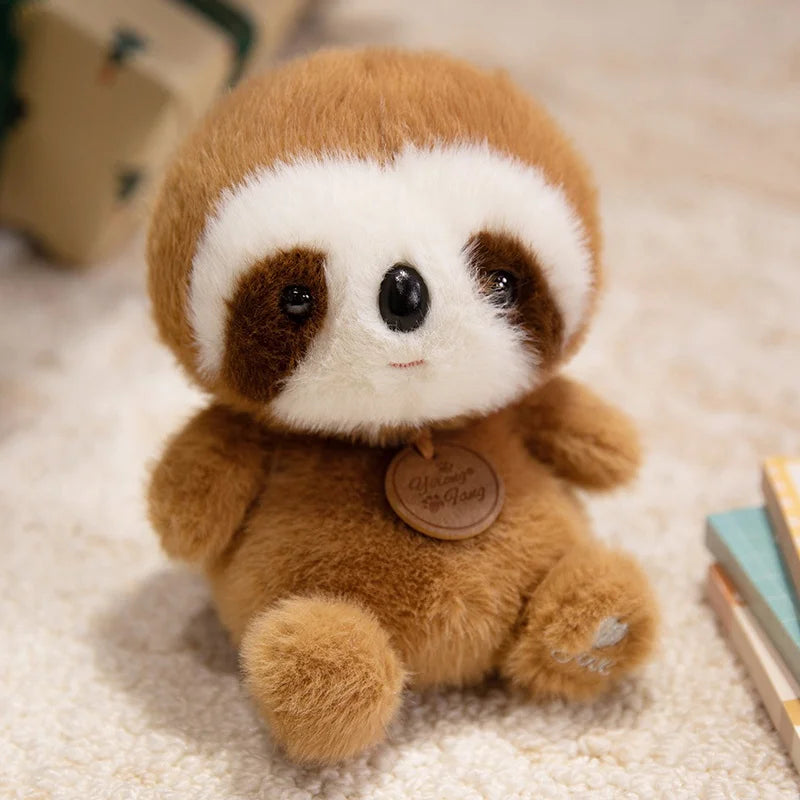 Cute Sitting Animals Plush – Red Panda, Fox, Sloth, Cat, Capybara & Pig