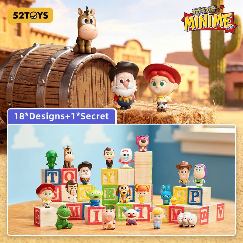 52TOYS Blind Box Toy Story Minime Series Kawaii Anime Figure packaging view