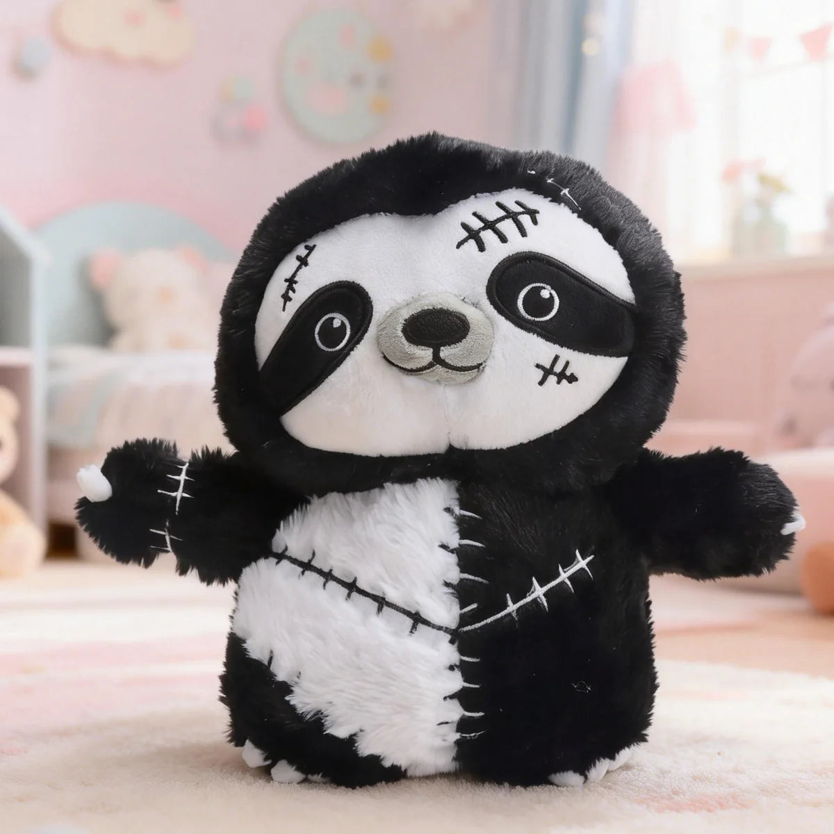 Kawaii Sloth Plush Toy for Kids front product view