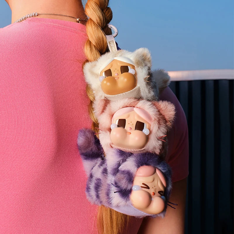 POP MART CRYBABY Wild but Cutie Plush Pendant + Crying Again Blind Box Combo