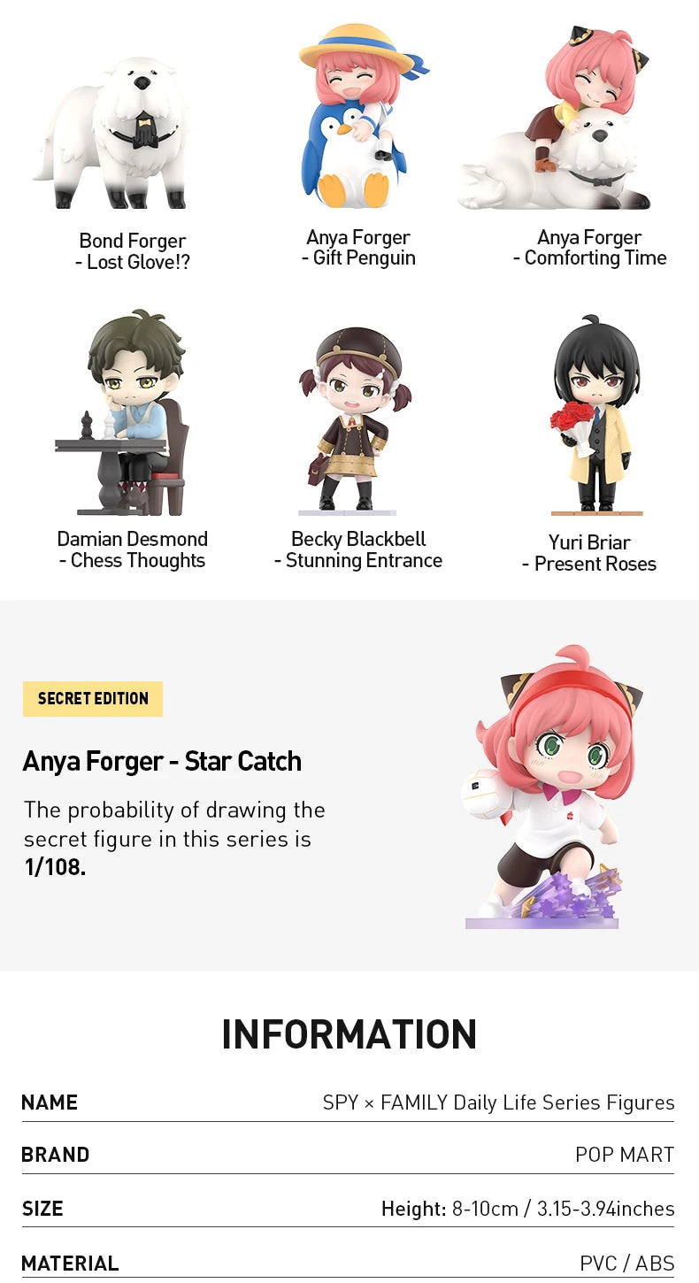POP MART SPY x FAMILY Daily Life Blind Box Figures