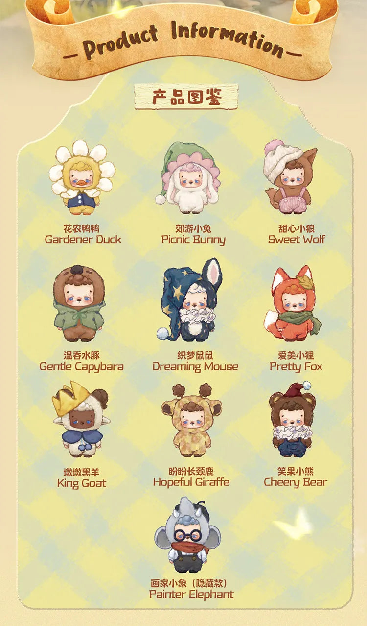JOTOYS KNOW KNOW MONSTER Growing In The Countryside Plush Pendant image 32