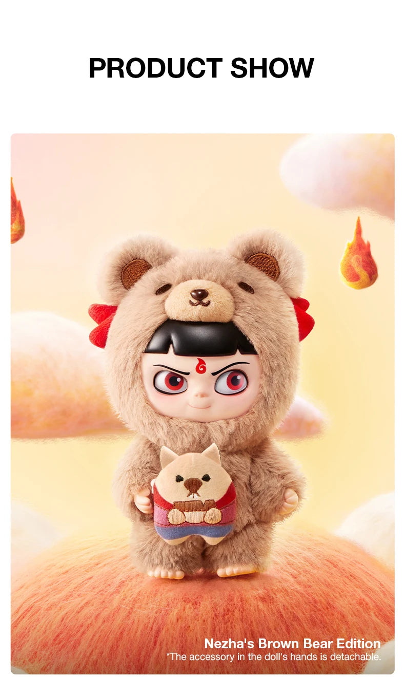 POP MART NeZha 2 Dress Up Party Vinyl Plush Pendant Blind Box