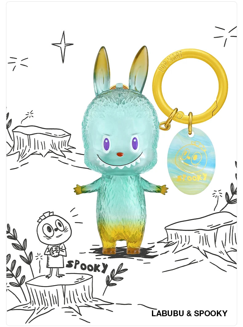 POP MART The Monsters 10th Anniversary Blind Box Keychain Figures