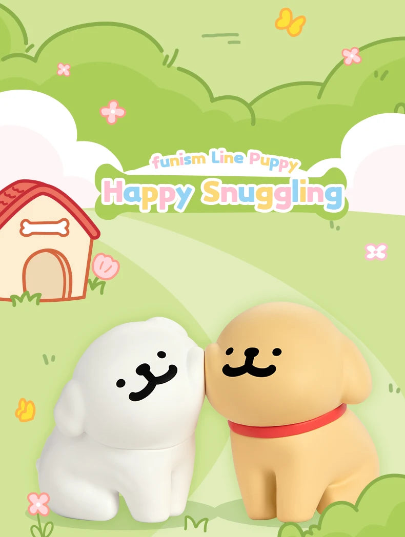 FUNISM Maltese Happy Snuggling Series Blind Box Figures