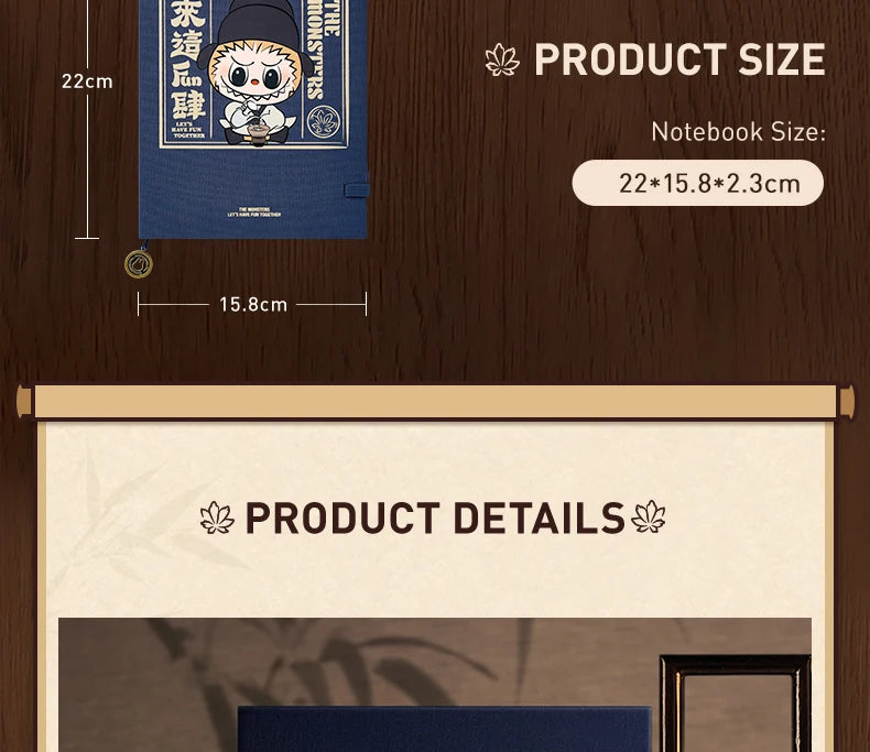 POP MART THE MONSTERS Let’s Have Fun Together Notebook