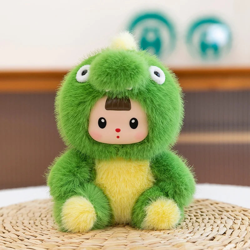 Cute Creative Animal Vinyl Face Plush Pendant Toys