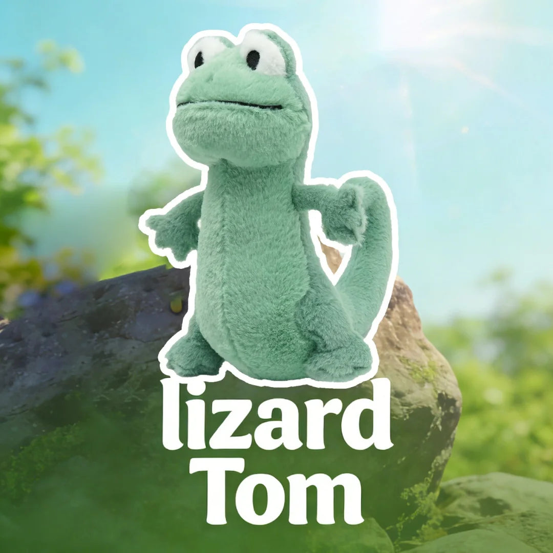 Lizard Plush Doll - Collectible Soft Toy for Fans display view