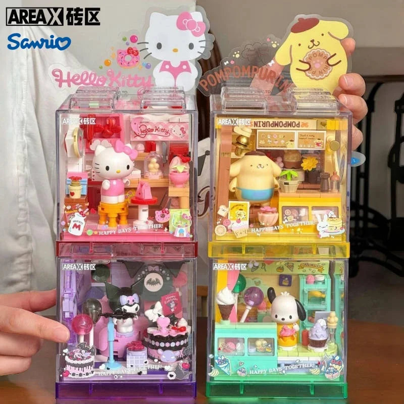 Areax Sanrio Hello Kitty Kuromi My Melody Micro Building Blocks