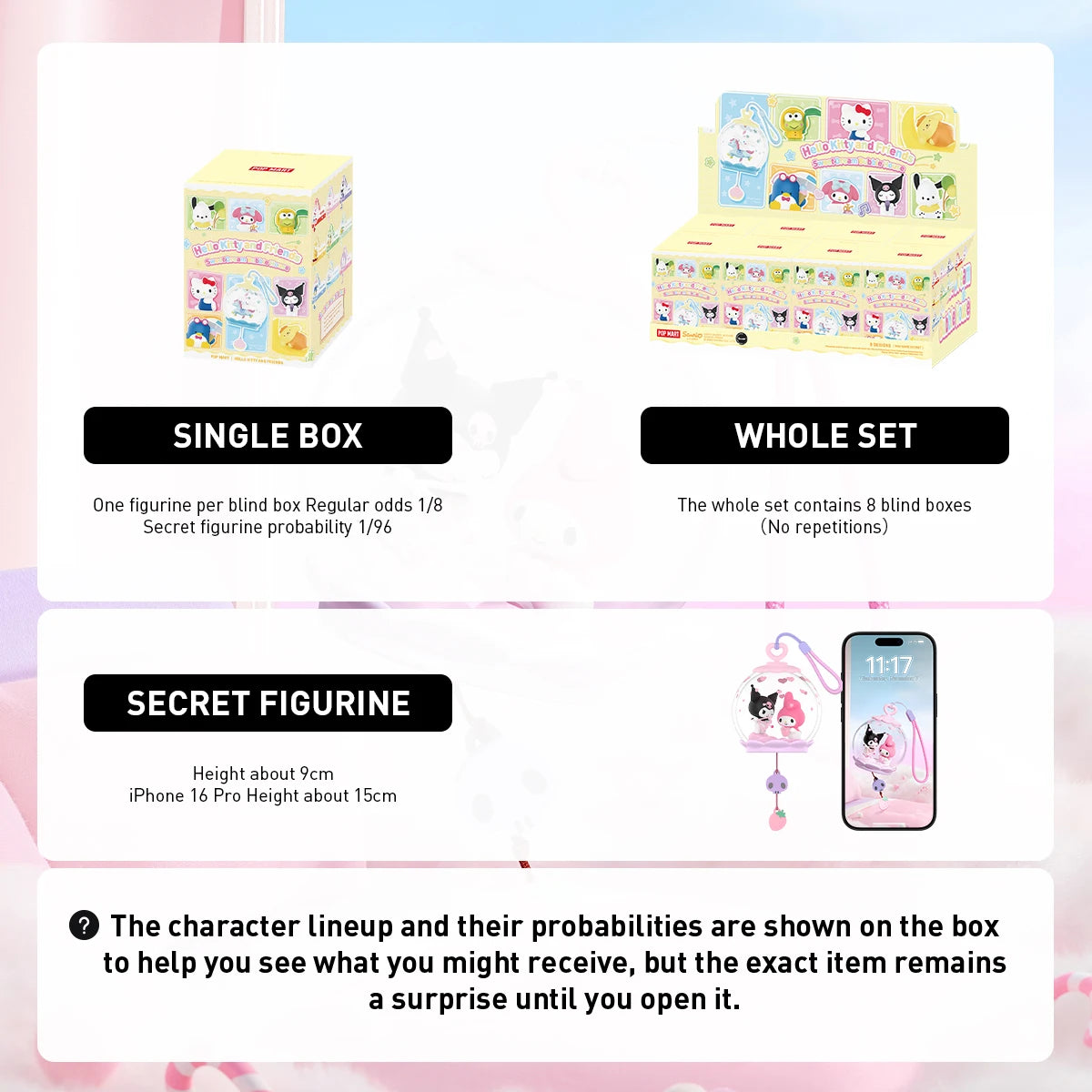 POP MART Hello Kitty Sweet Dream Bubble House Blind Box