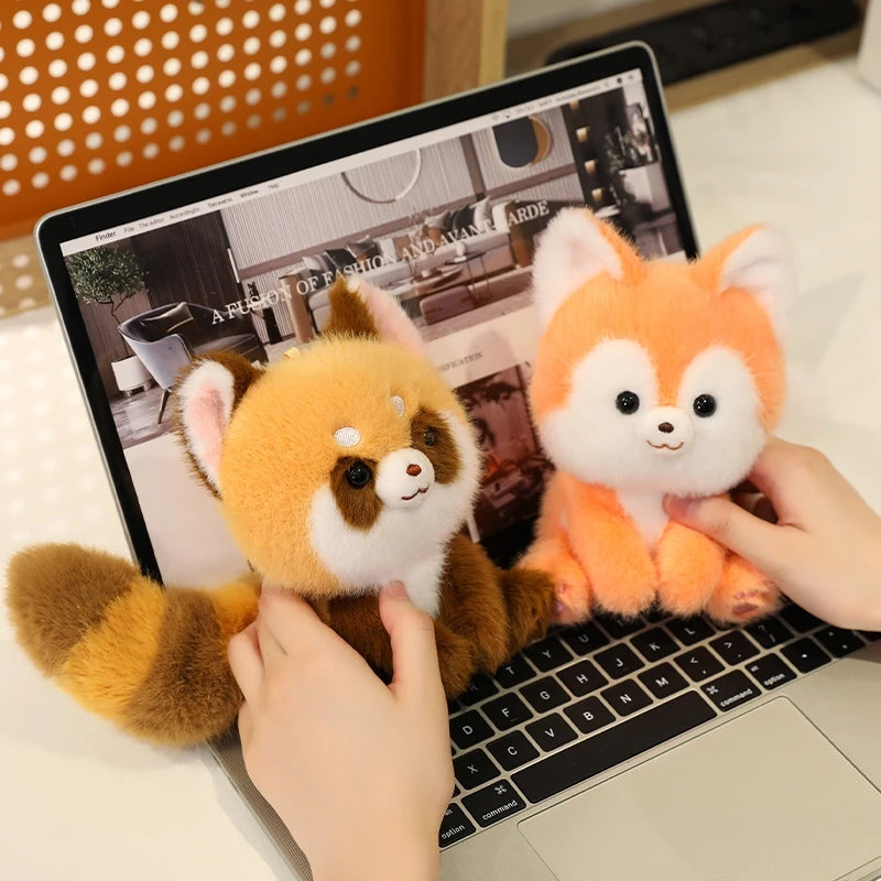 Cute Sitting Animals Plush – Red Panda, Fox, Sloth, Cat, Capybara & Pig