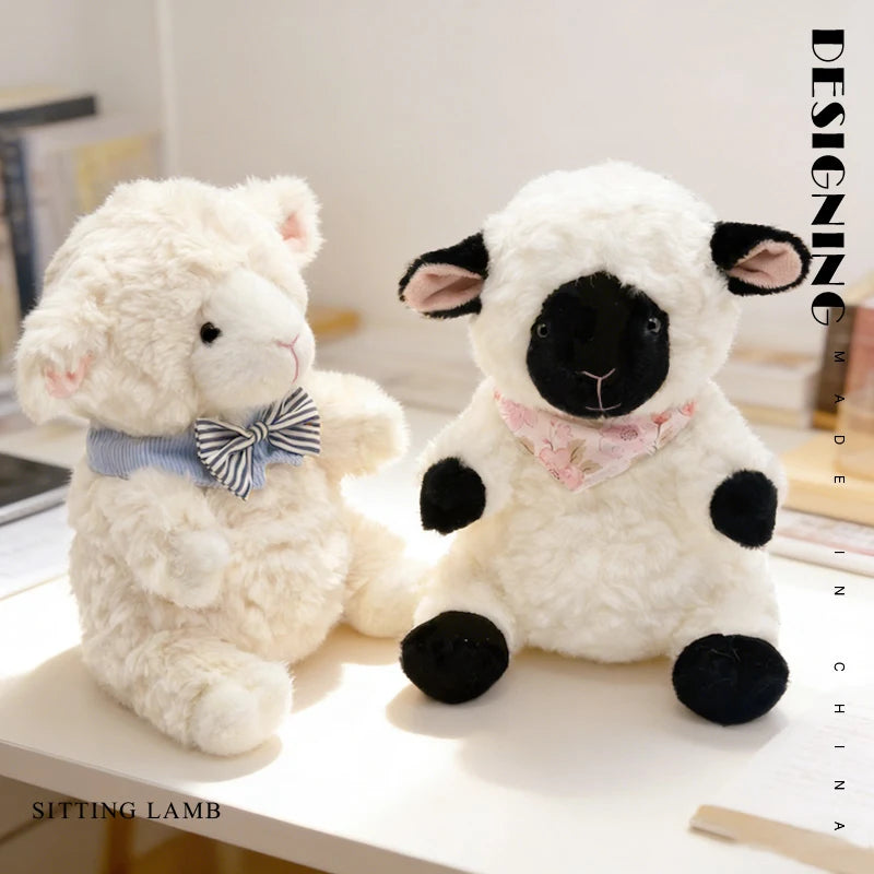 Black Faced Sheep Plush collector view