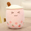 Kawaii Milk Tea Plush Pillow – Cute Boba Stuffed Toy