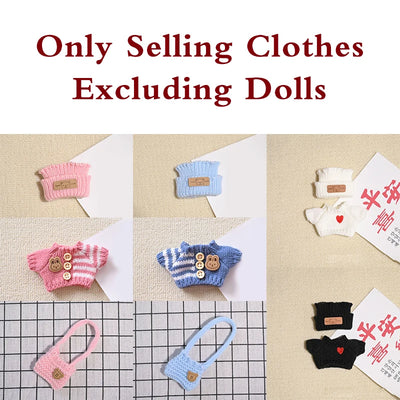 Labubu 17cm Doll Clothes Outfit Set | V1 V2 V3 Sitting Accessories & Designer Clothing