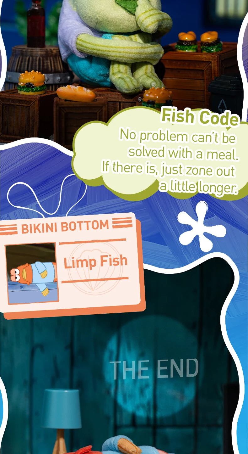 POP MART Bikini Bottom Buddies Whimsical Plush Blind Box