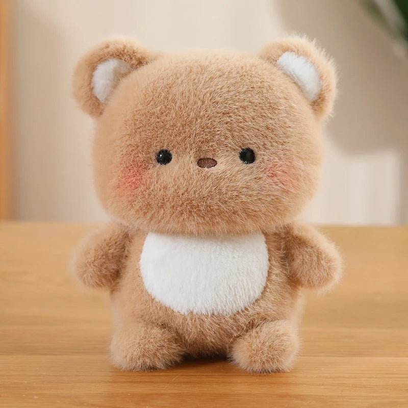 Cute Sitting Animals Plush – Red Panda, Fox, Sloth, Cat, Capybara & Pig