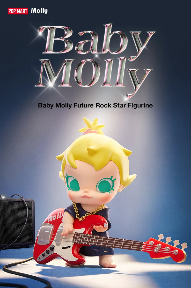 POP MART Baby Molly Future Rock Star Figurine