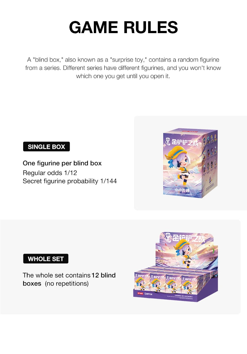 POP MART Fight For the Golden Spatula Chibi Series II Blind Box Figures
