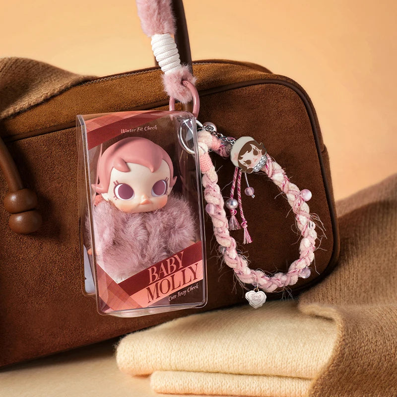 POP MART Baby Molly Winter Fit Check Vinyl Plush Pendant Blind Box
