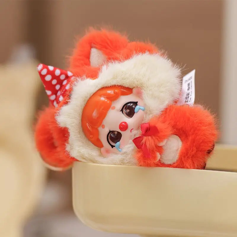 Kiki Plush Zoo Series Blind Box Mystery Box Anime Cartoon Doll Keychain Backpack Pendant Trendy Toys Halloween Christmas Gift